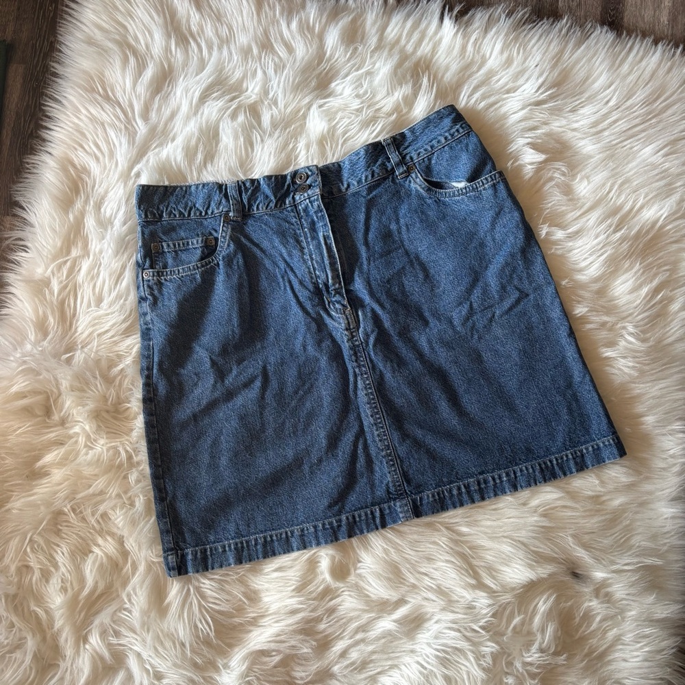 Denim Mini Skirt